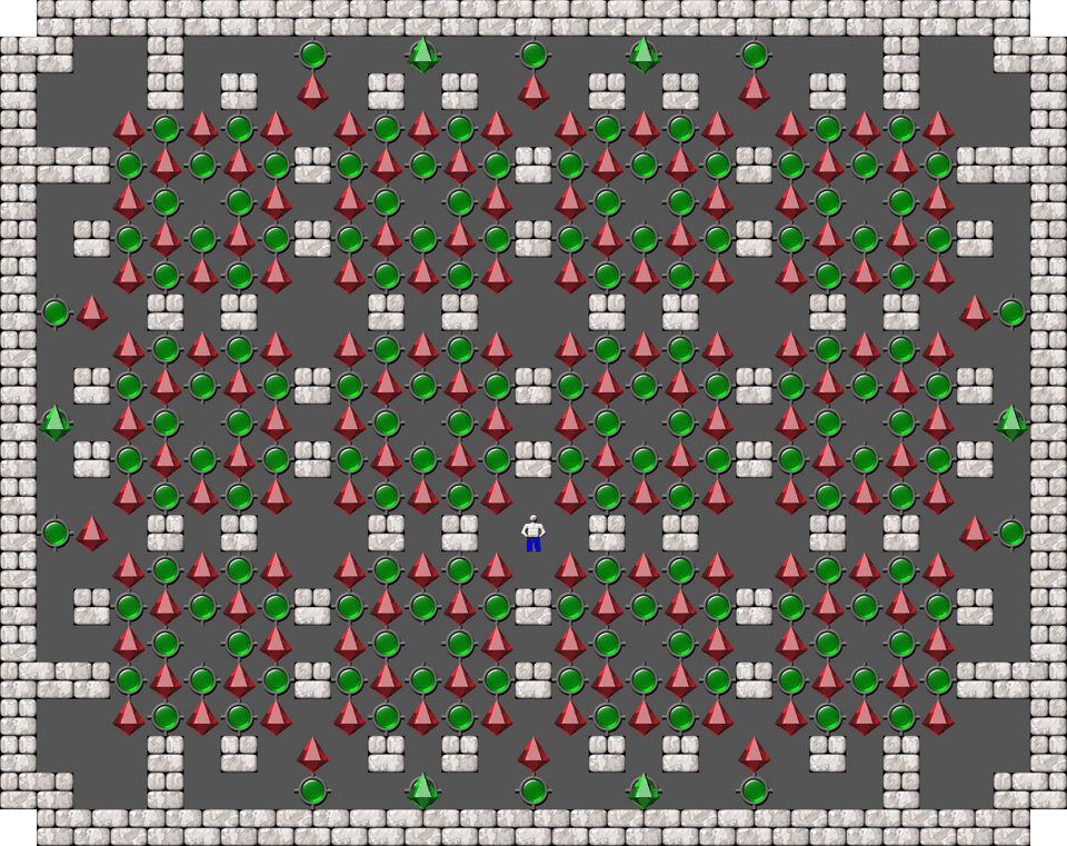 Sokoban Sasquatch 06 Arranged level 53